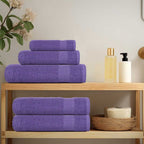 Asciugamani FROGN 2 pz Viola 100x200 cm 360 g/m²