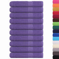 Asciugamani FROGN 10 pz Viola 100x200 cm 360 g/m²