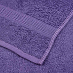 Asciugamani FROGN 10 pz Viola 100x200 cm 360 g/m²