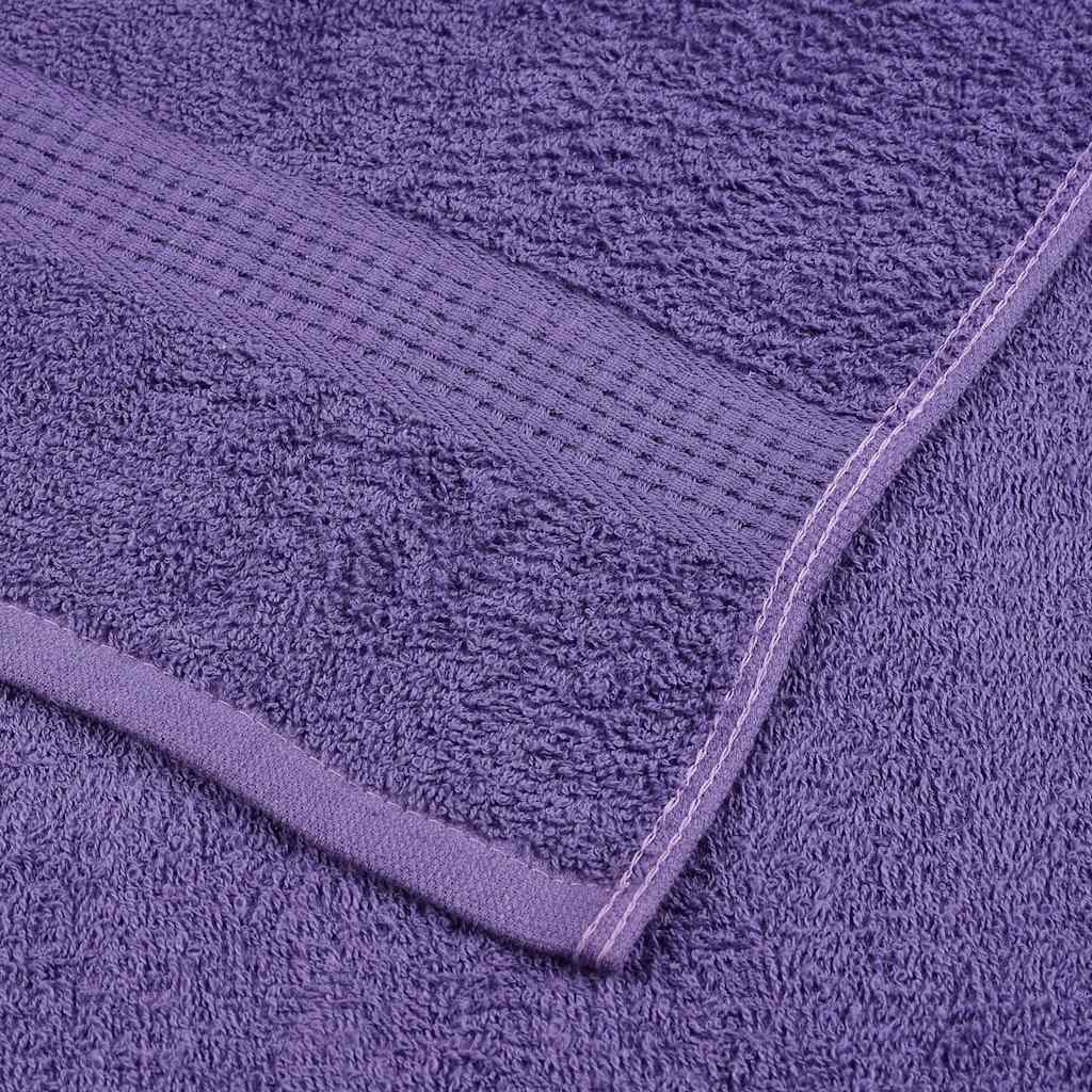 Asciugamani FROGN 10 pz Viola 100x200 cm 360 g/m²