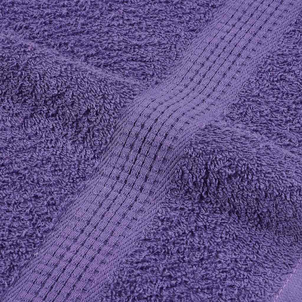 Asciugamani FROGN 10 pz Viola 100x200 cm 360 g/m²