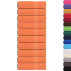 Asciugamani da bagno FROGN 10 pz Arancione 100x150 cm 360 g/m²