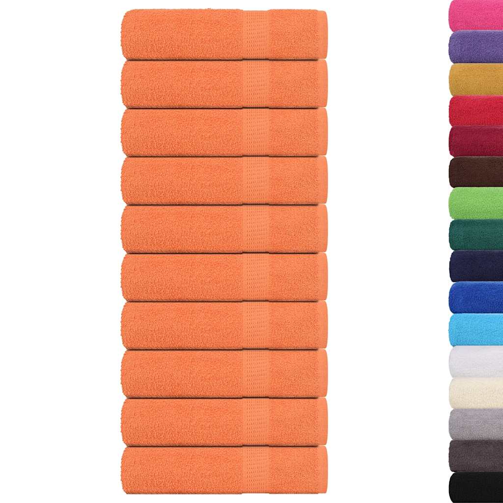 Asciugamani da bagno FROGN 10 pz Arancione 100x150 cm 360 g/m²