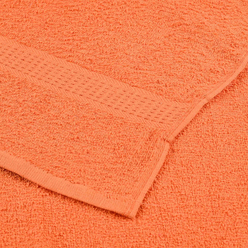 Asciugamani da bagno FROGN 10 pz Arancione 100x150 cm 360 g/m²