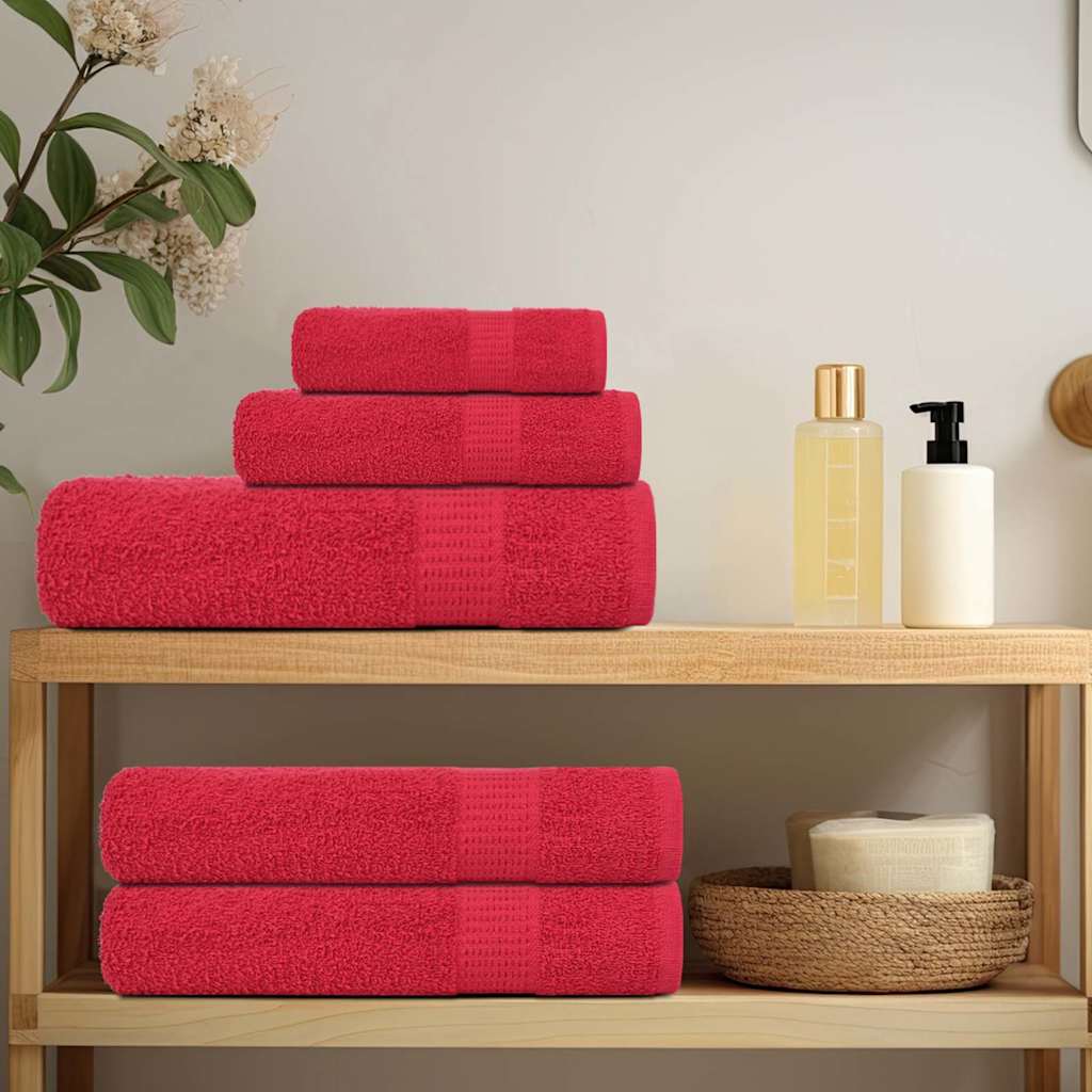 Asciugamani FROGN 2 pz Rosso 30x30 cm 360 g/m²