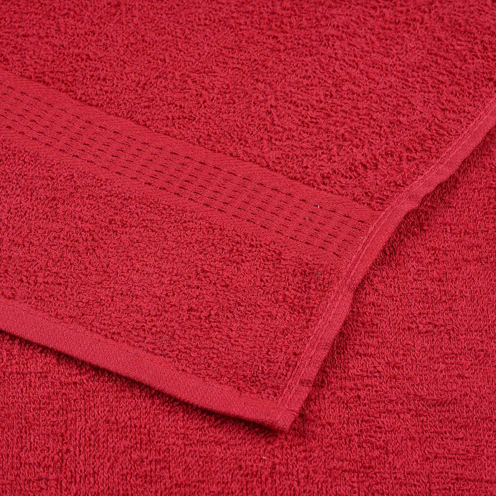 Asciugamani per ospiti FROGN 10 pz Rosso 30x50 cm 360 g/m²