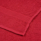 Asciugamani per ospiti FROGN 10 pz Rosso 30x50 cm 360 g/m²