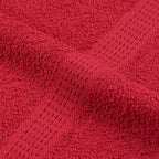 Asciugamani per ospiti FROGN 10 pz Rosso 30x50 cm 360 g/m²