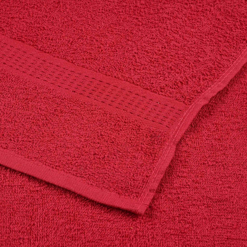 Asciugamani in Cotone FROGN 2 pz Rosso 100x200 cm 360 g/m²