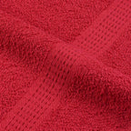 Asciugamani in Cotone FROGN 2 pz Rosso 100x200 cm 360 g/m²