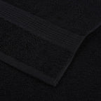 Asciugamani FROGN 4 pz Nero 30x30 cm 360 g/m²