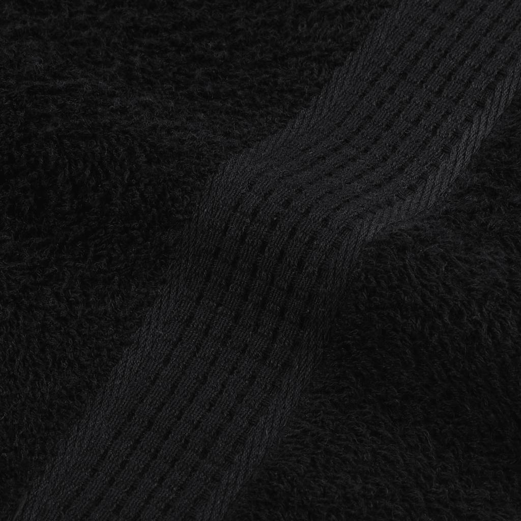 Asciugamani FROGN 4 pz Nero 30x30 cm 360 g/m²