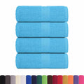 Asciugamani FROGN 4 pz Turchese 30x30 cm 360 g/m²