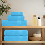 Asciugamani FROGN 4 pz Turchese 30x30 cm 360 g/m²