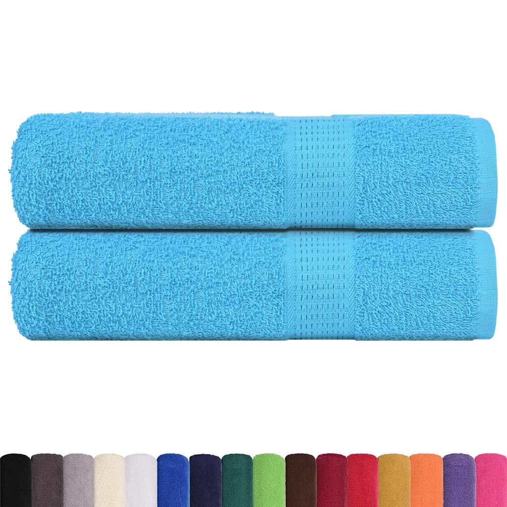 Asciugamani FROGN 2 pz Turchese 50x100 cm 360 g/m²
