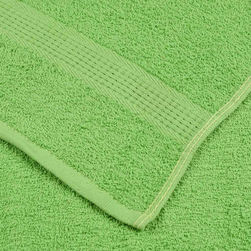 Asciugamani FROGN 10 pz Verde Mela 100x200 cm 360 g/m²