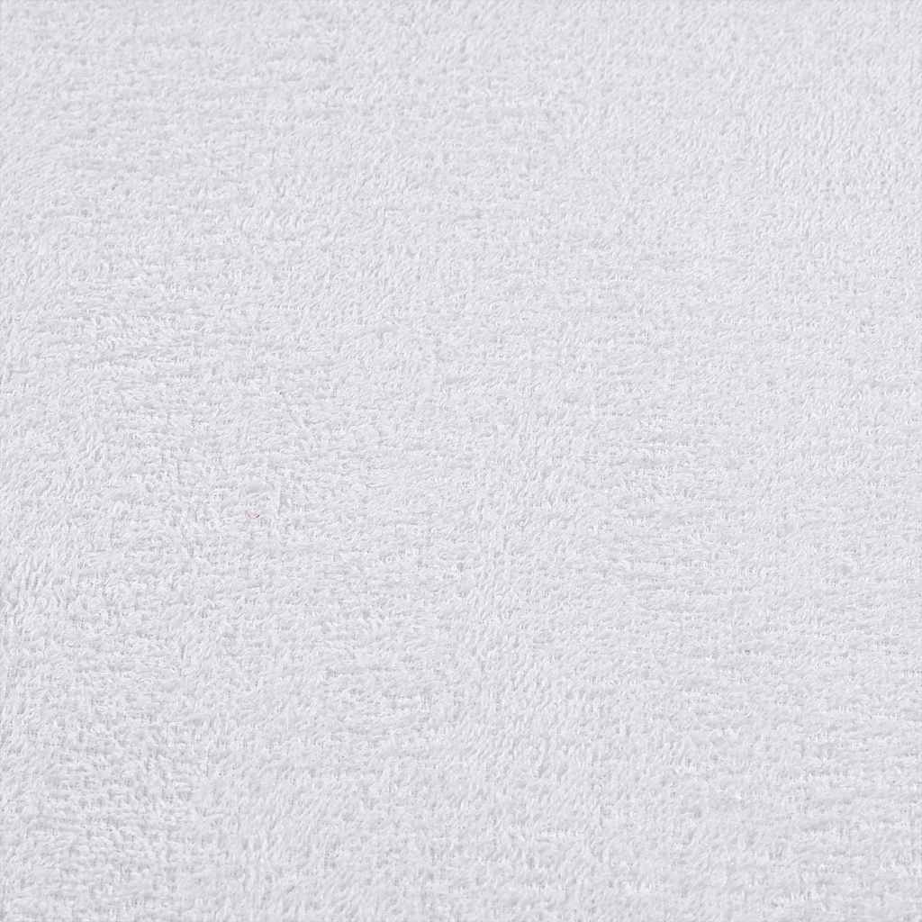 Set 8 Asciugamani in Cotone Bianco 360 g/m² - Uso Domestico e Commerciale