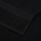 Set 8 Asciugamani in Cotone 360 g/m² Nero