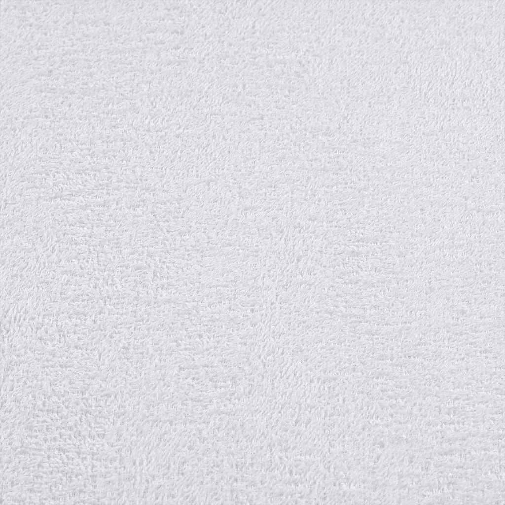 Set 6 Asciugamani Cotone Bianco 360 g/m² - Uso Domestico e Commerciale
