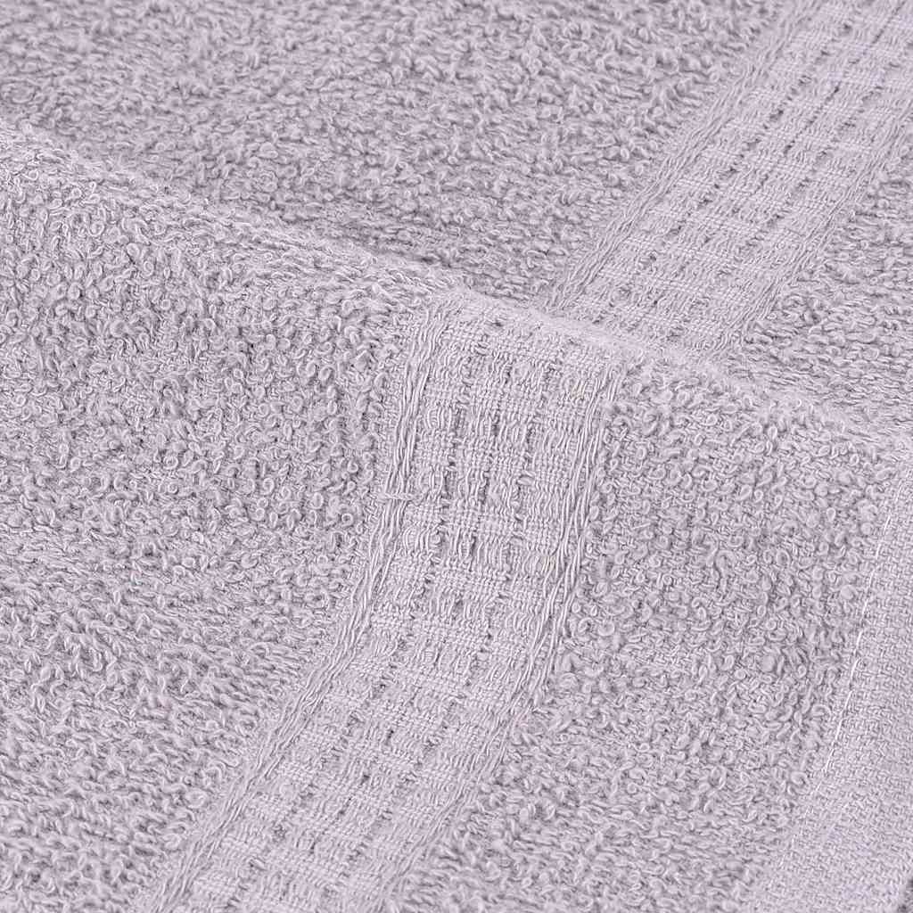 Set 12 Asciugamani in Cotone Grigio 360 g/m² - Certificati OEKO-TEX