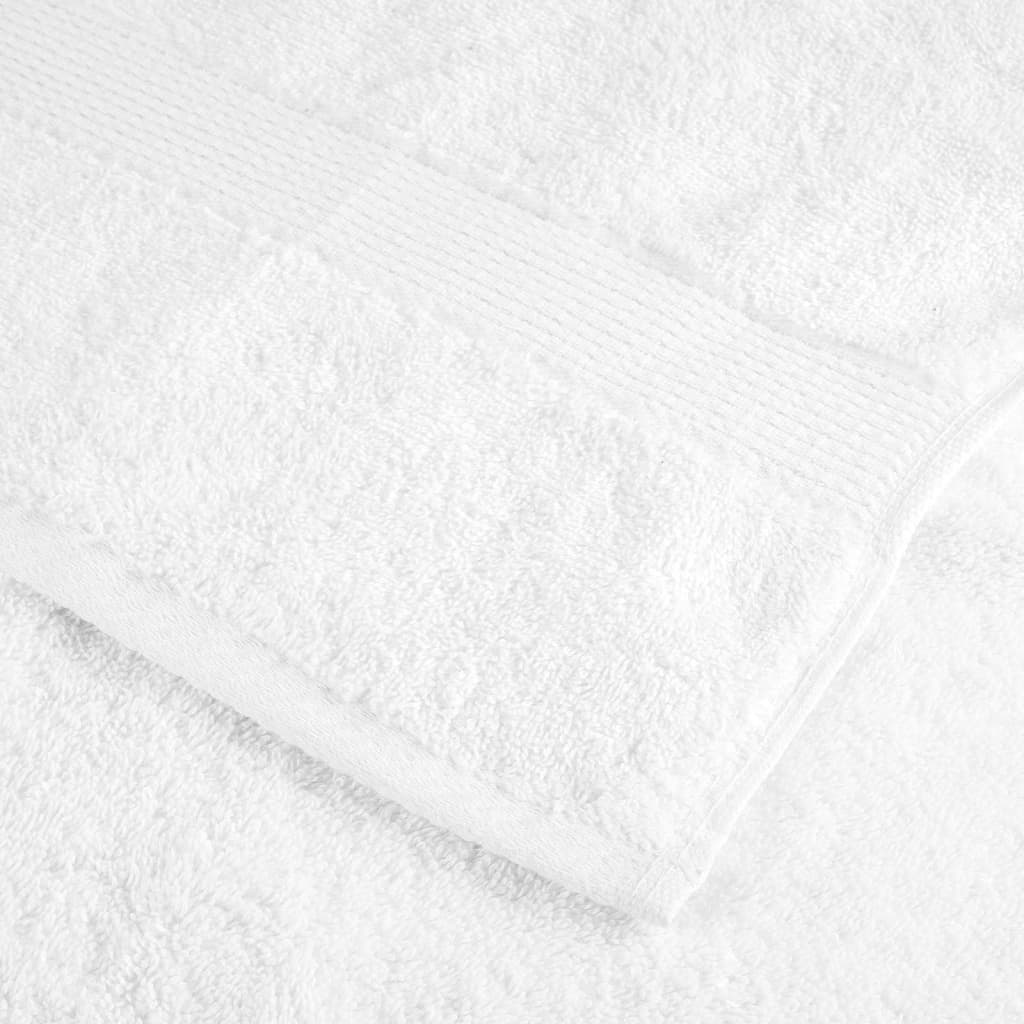 Asciugamani Premium SOLUND 2 pz Bianco 30x30 cm 600 g/m²