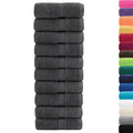 Asciugamani Premium SOLUND 50 pz Antracite 30x30 cm 600 g/m²