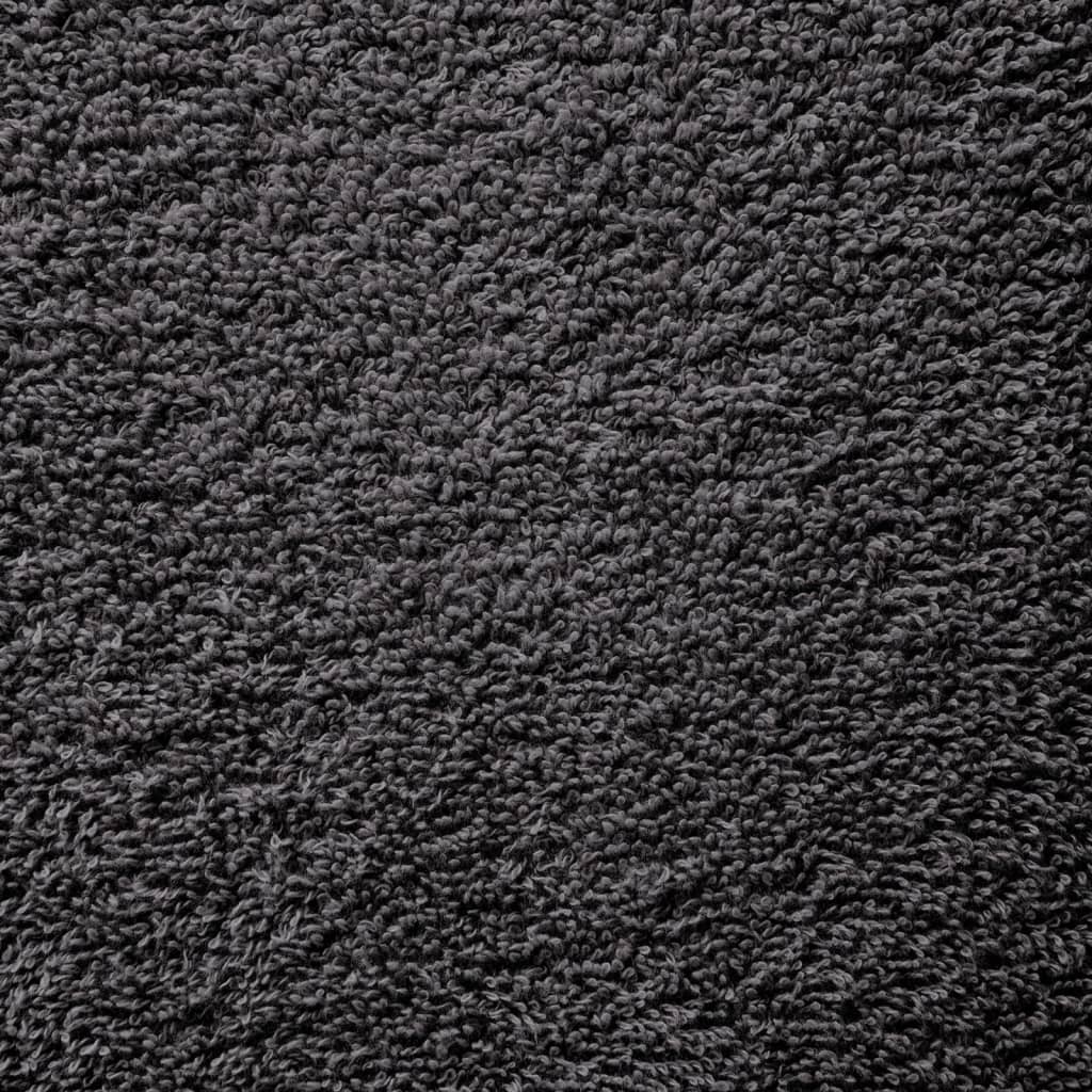 Asciugamani Premium SOLUND 50 pz Antracite 30x30 cm 600 g/m²