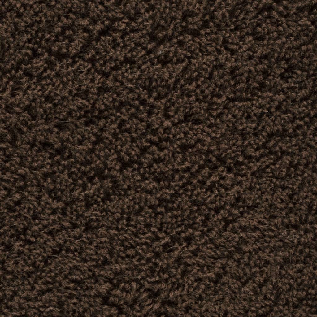 Asciugamani da Doccia Premium SOLUND 10 Pezzi Marrone 70x140 cm 600 g/m²