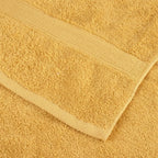 Asciugamani Premium SOLUND 10 pz Oro 50x100 cm 600 g/m²