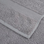 Asciugamani Premium SOLUND 4 pz Grigio 30x30 cm 600 g/m²