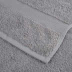 Asciugamani Premium SOLUND 4 pz Grigio 100x200 cm 600 g/m²