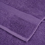 Asciugamani Premium SOLUND 10 pz Viola 30x30 cm 600 g/m²