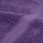 Asciugamani Premium SOLUND 10 pz Viola 30x30 cm 600 g/m²