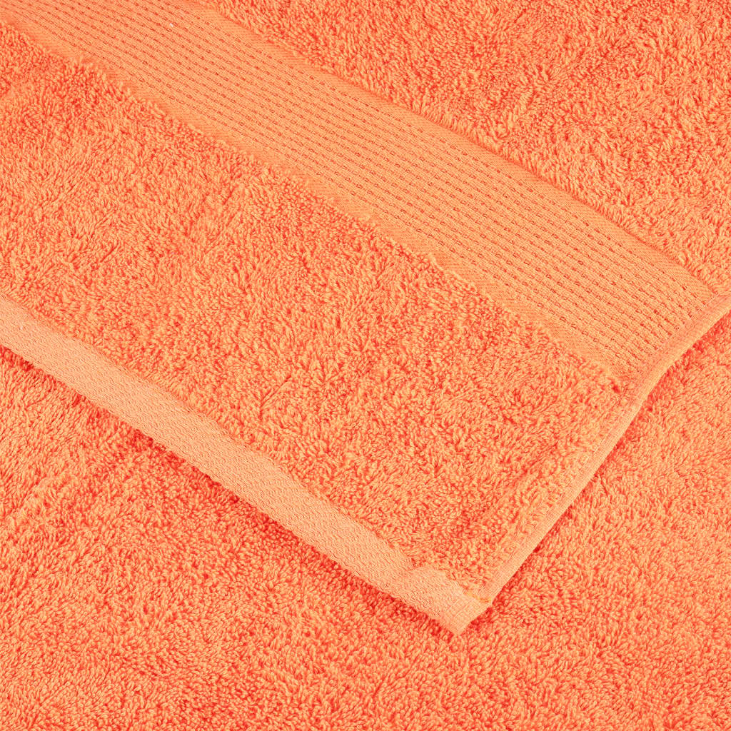Asciugamani Ospiti SOLUND 2 pz Arancioni 30x50 cm 600 g/m²