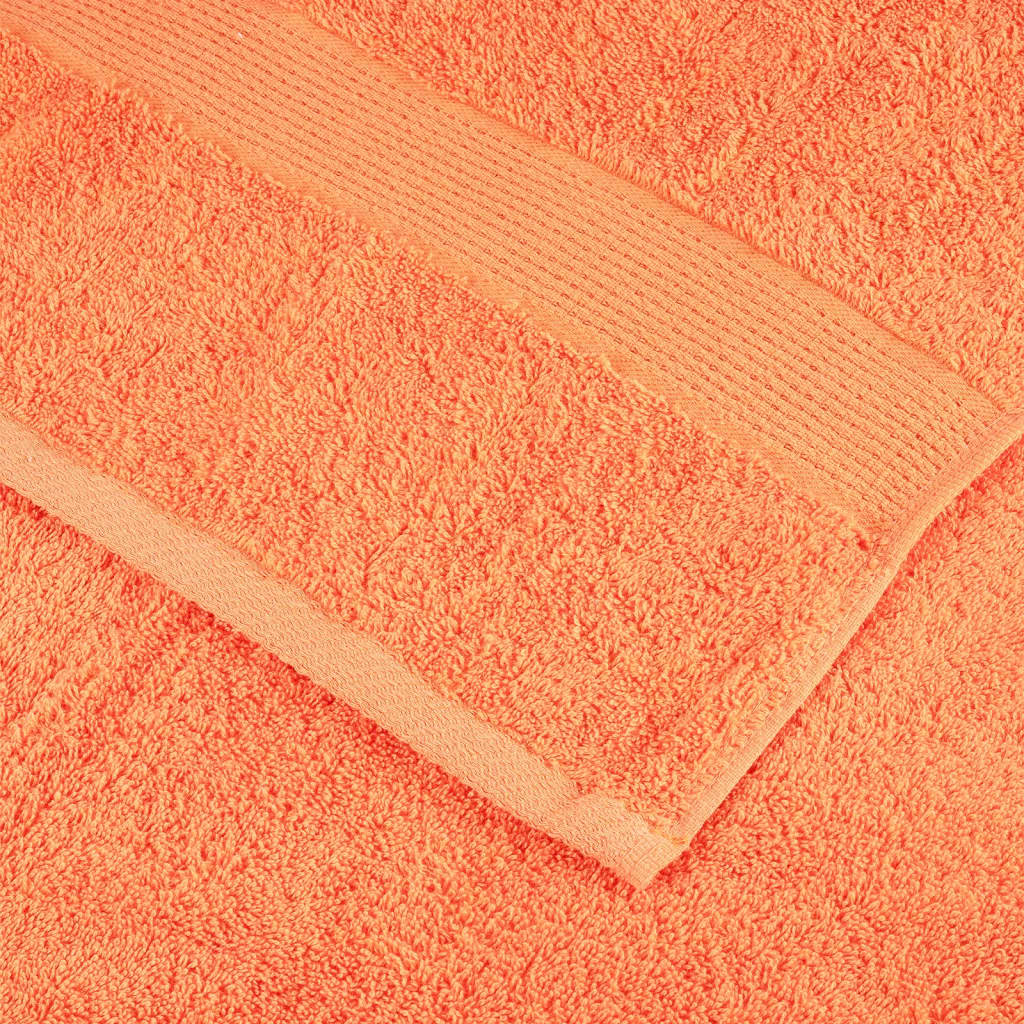 Asciugamani Doccia SOLUND 10 pz Arancioni 70x140cm 600g/m²
