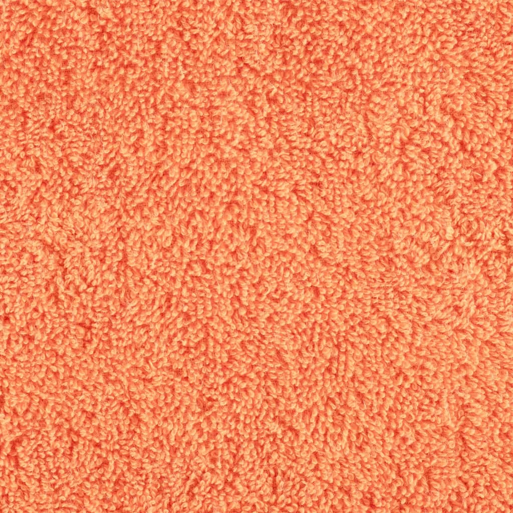 Asciugamani da bagno Premium SOLUND 4 pz Arancione 100x150 cm 600 g/m²