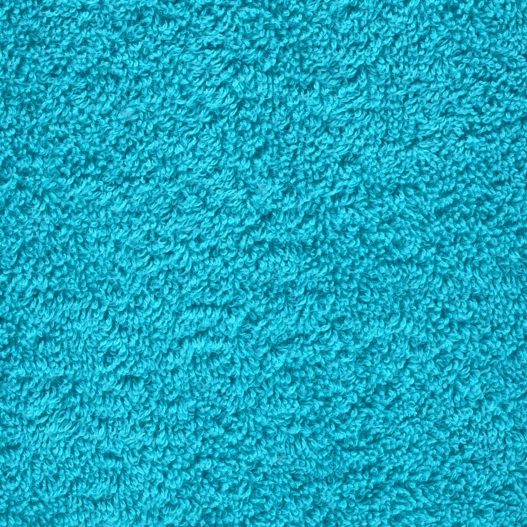Asciugamani Ospiti SOLUND 4 pz Turchesi 30x50 cm 600 g/m²