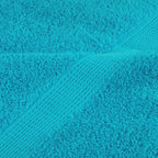 Asciugamani Ospiti SOLUND 4 pz Turchesi 30x50 cm 600 g/m²
