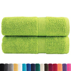 Asciugamani per Ospiti SOLUND 2 Pezzi Verde 30x50 cm 600 gsm