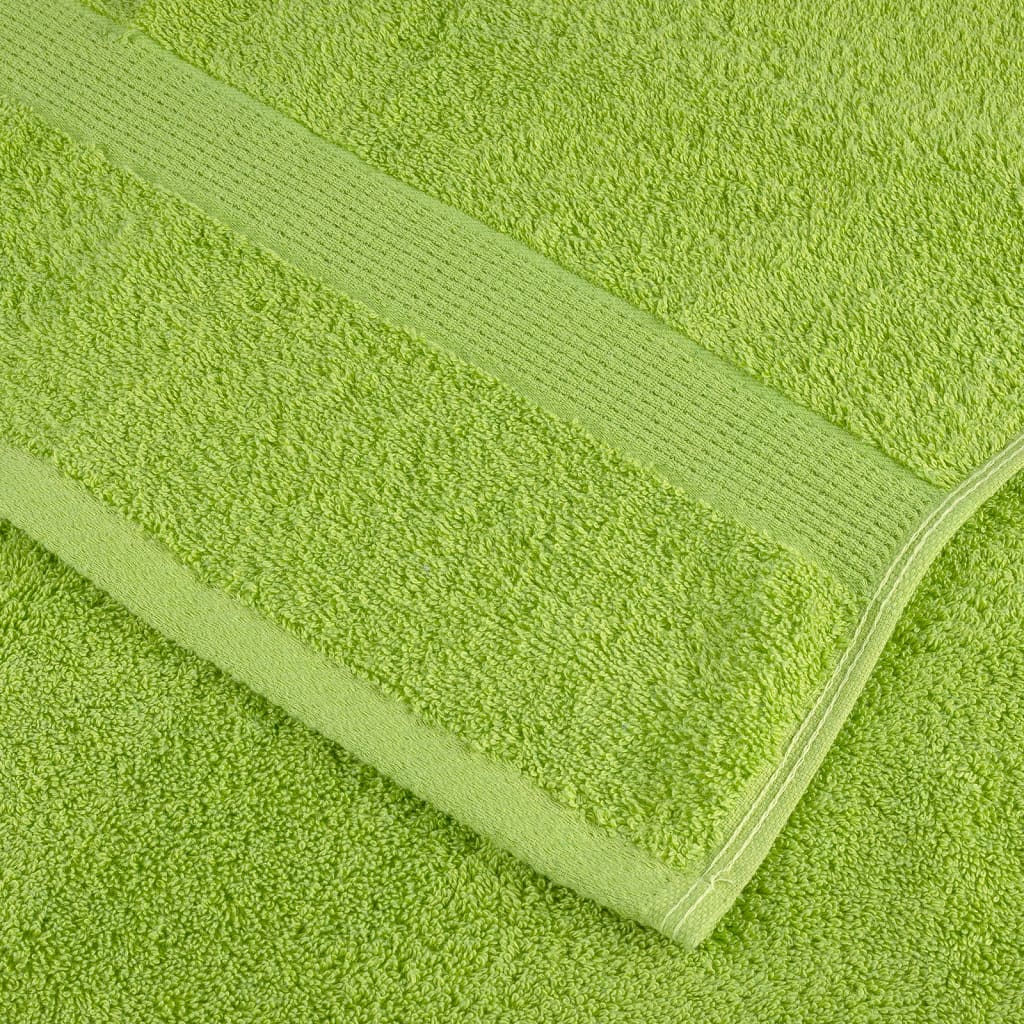Asciugamani per Ospiti SOLUND 2 Pezzi Verde 30x50 cm 600 gsm