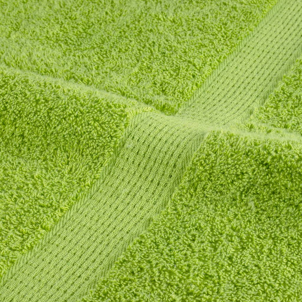 Asciugamani per Ospiti SOLUND 2 Pezzi Verde 30x50 cm 600 gsm