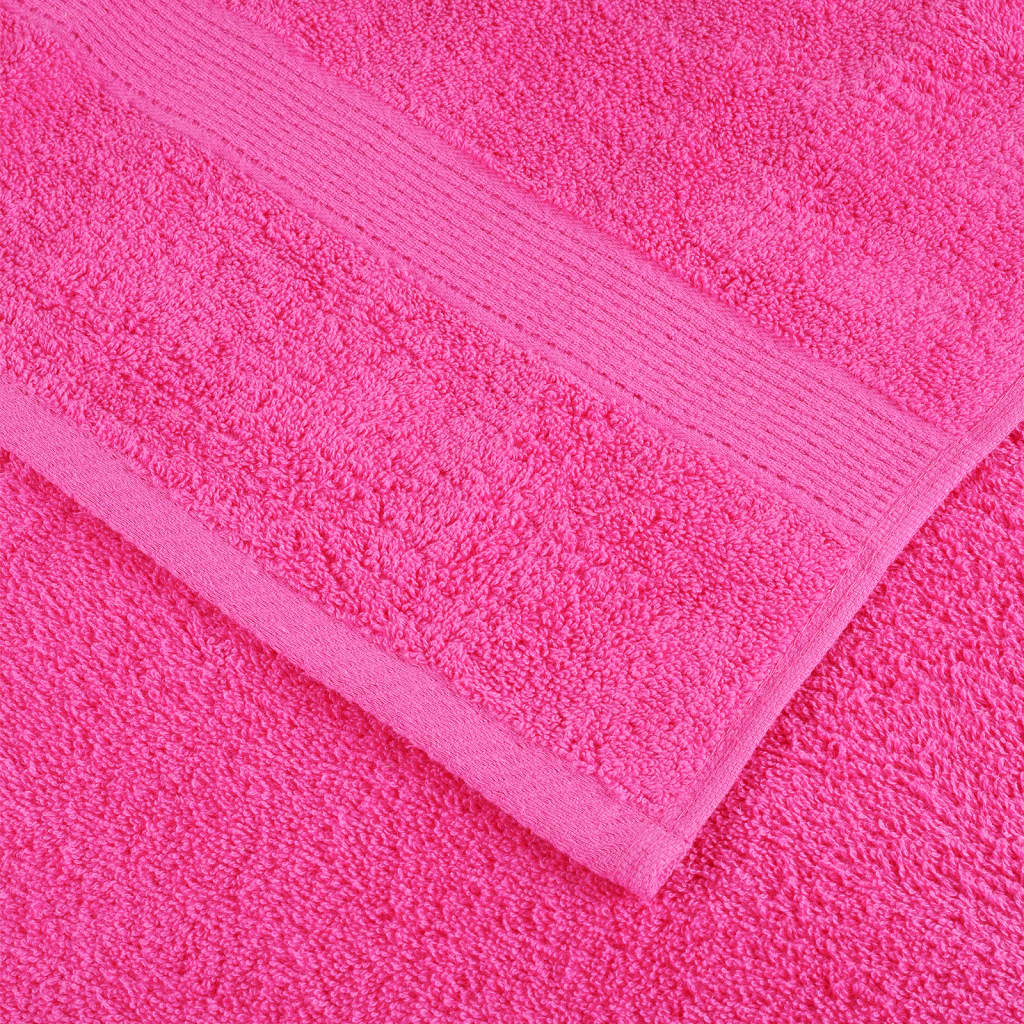 Asciugamani Premium SOLUND 4 pz Rosa 30x30 cm 600 g/m²