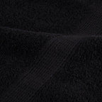Set ASciugamani SOLUND 8 pz Neri 600 gsm