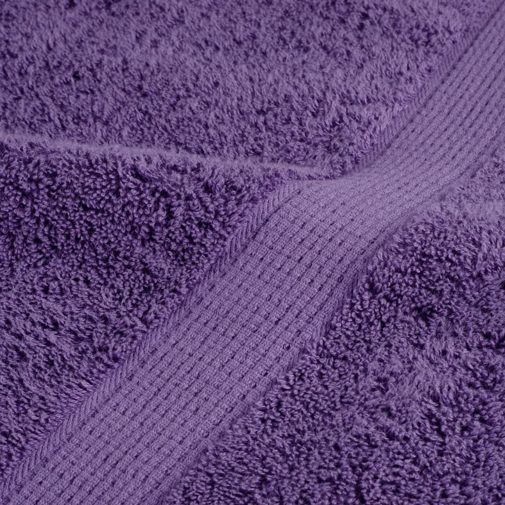 Set ASciugamani SOLUND 12 pz Viola 600 gsm