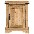 Comodino 40x35x50 cm in Legno Massello di Mango