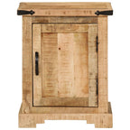 Comodino 40x35x50 cm in Legno Massello di Mango