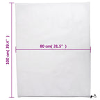 Coperture con Coulisse per Piante 4pz 70 g/m² 0,8x1 m