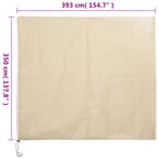 Copertura con Cerniera per Piante 70 g/m² 3,93x3,5 m