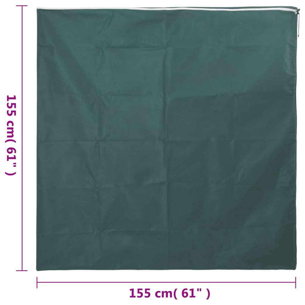 Coperture con Cerniera per Piante 2pz 70 g/m² 1,55x1,55 m