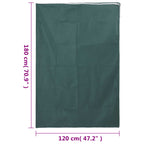 Coperture con Cerniera per Piante 2pz 70 g/m² 1,2x1,8 m
